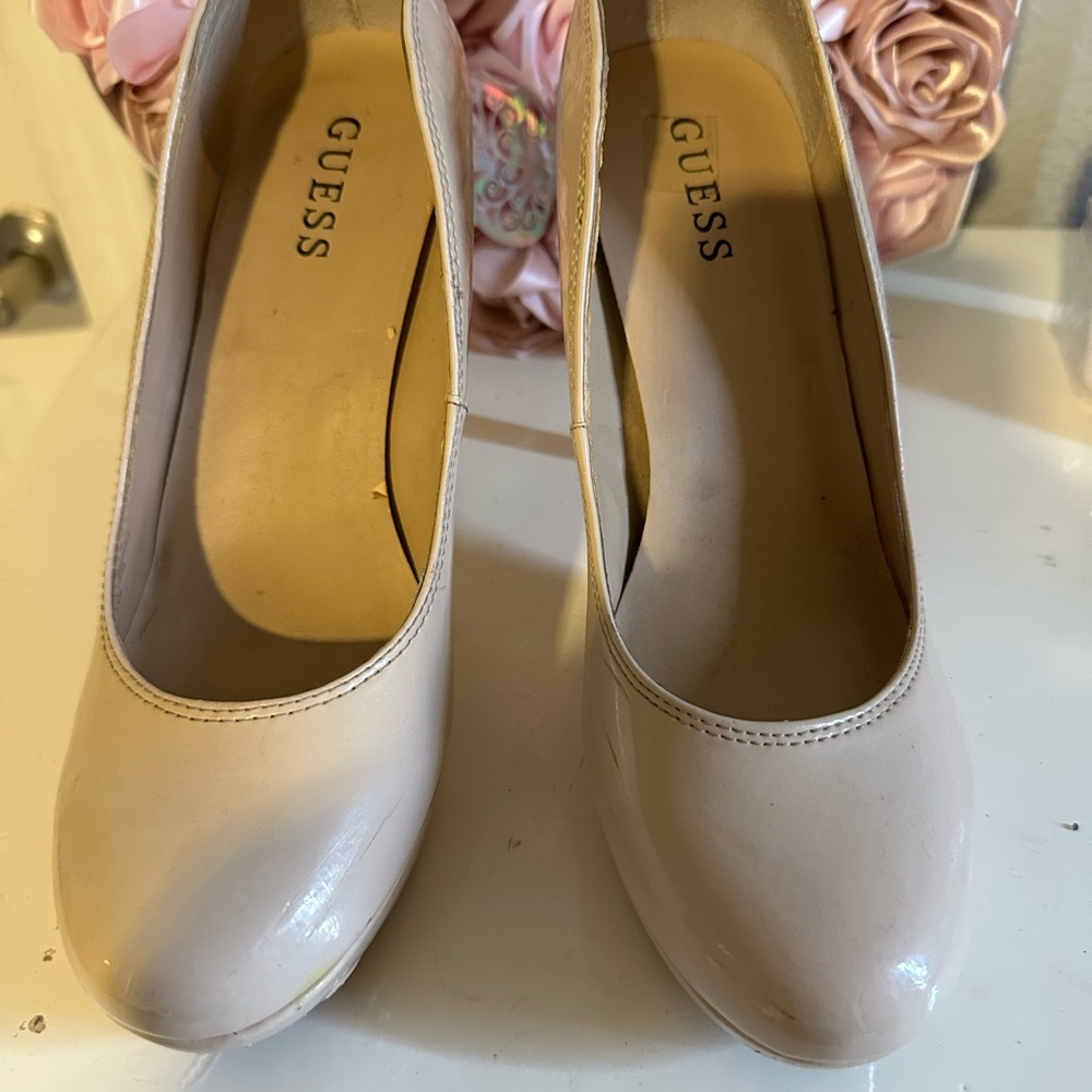 GUESS Women's Beige Heels